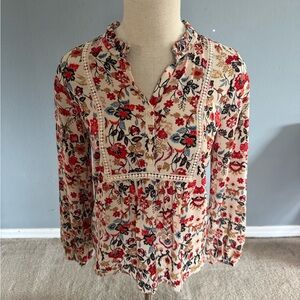 LOFT Floral Print Women's Top